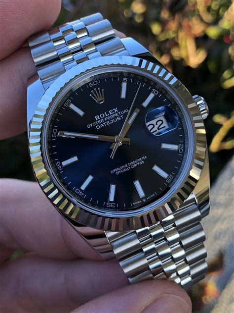 rolex dj41 blue|rolex datejust 41 release date.